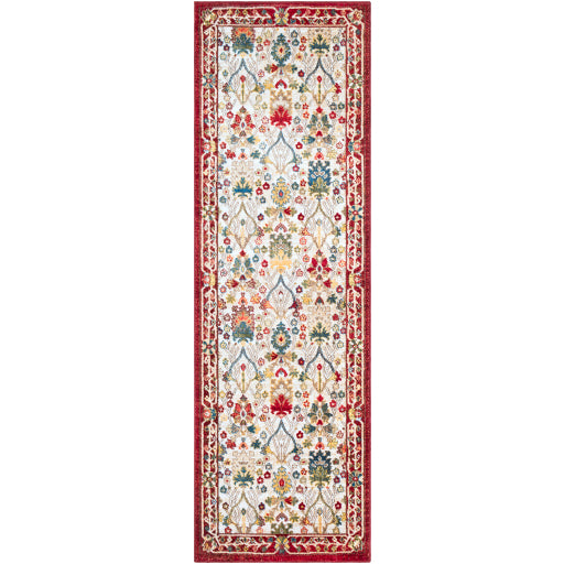 Surya Crafty CRT-2309 Burgandy Traditional Machinemade Rug