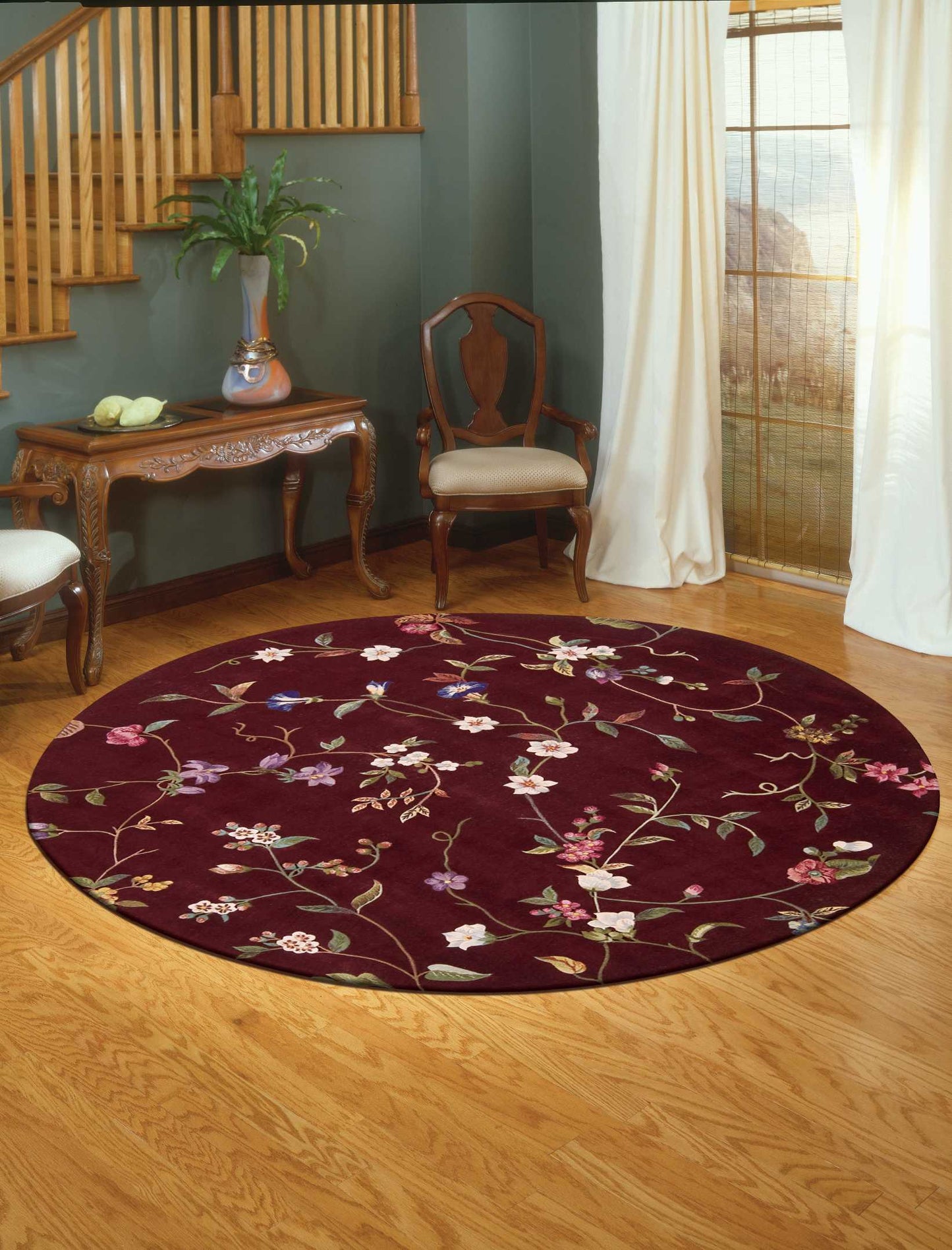 Nourison Home Julian Ruby Transitional