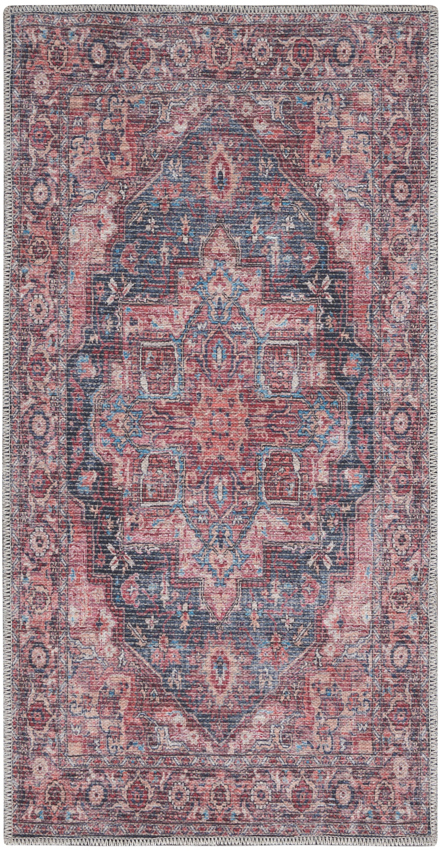 Nourison Home New Concept Washables SR101 Multicolor Traditional Machine Woven Rug