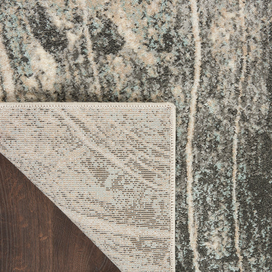 Nourison Home Marmara Charcoal Ivory Contemporary