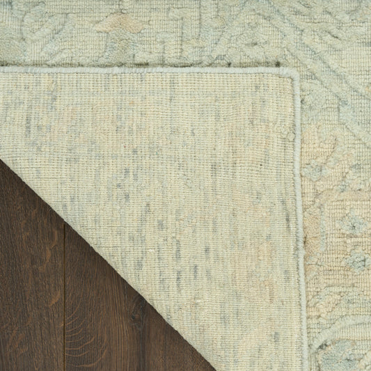 Nourison Home Ravello Aqua Taupe Traditional