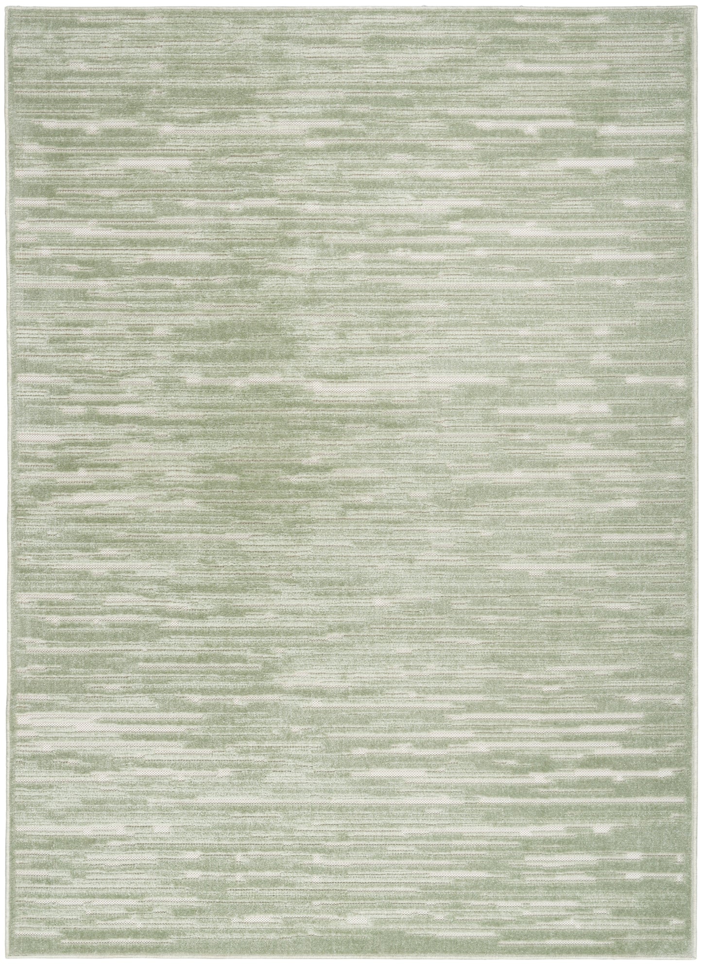 Nourison Home Care Free CAF04 Green Contemporary Loom-woven Rug