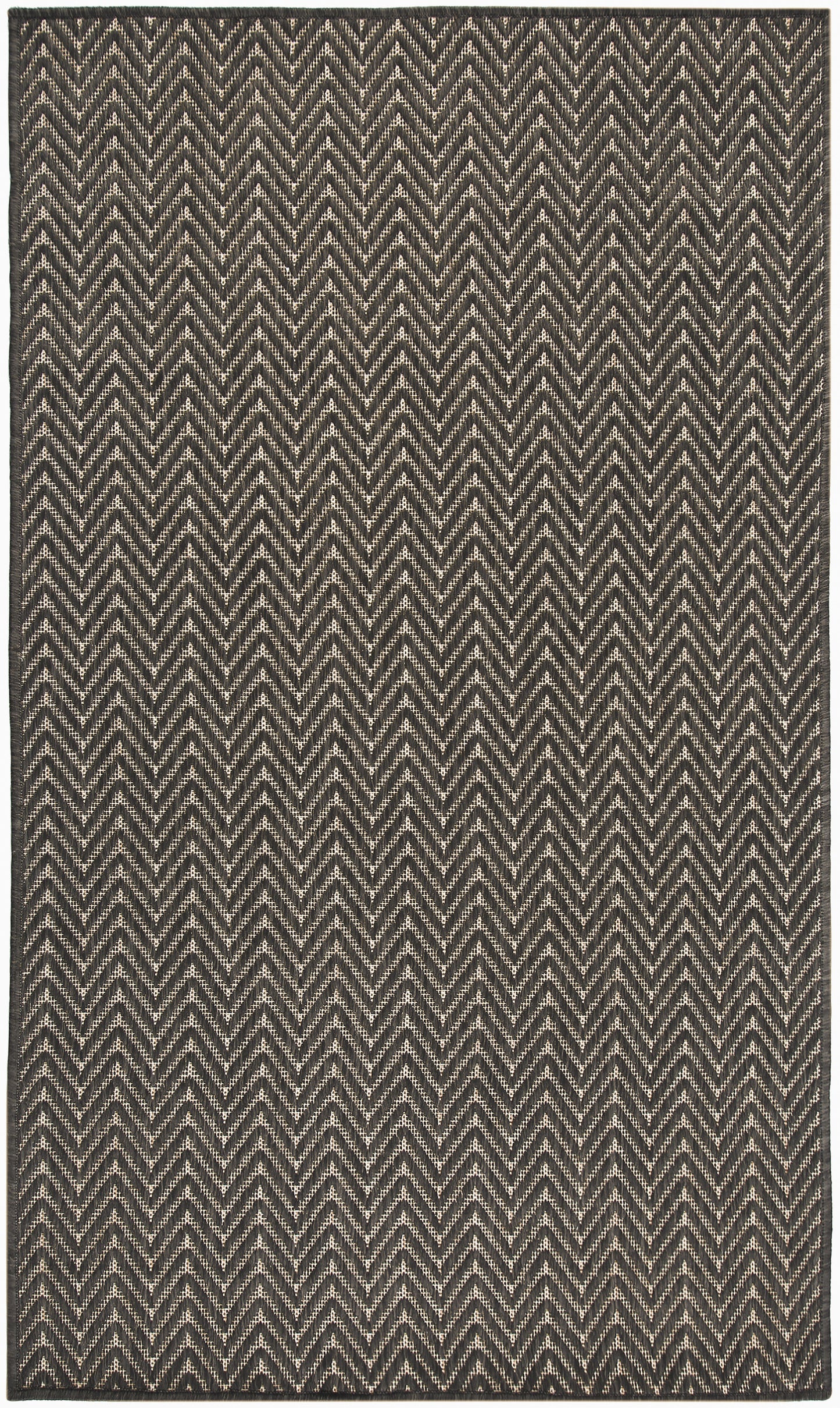 Nourison Home Horizon Indoor/Outdoor HOZ02 Charcoal Contemporary Power-loomed Rug