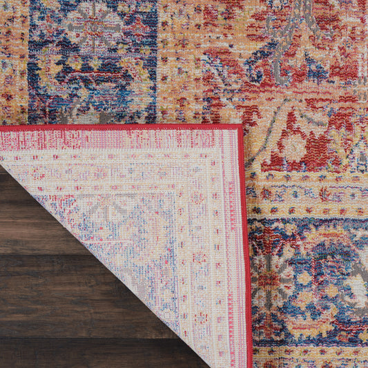 Nourison Home Ankara Global Red Traditional