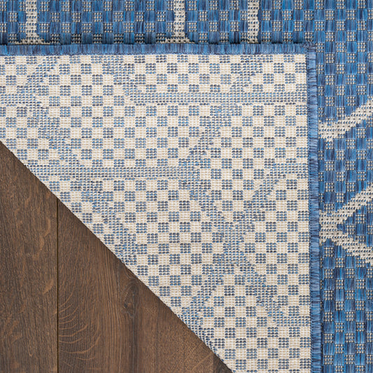Nourison Home Horizon Indoor/Outdoor Denim Contemporary