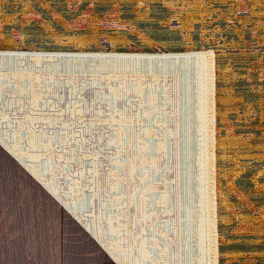 Nourison Home Luxurious Olive Traditional