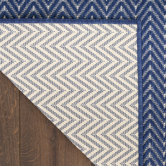 Nourison Home Horizon Indoor/Outdoor Navy Contemporary