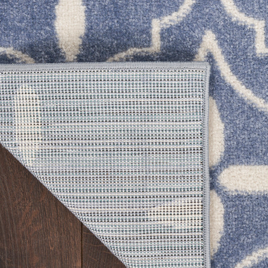 Nourison Home Nourison Essentials Blue Ivory Contemporary