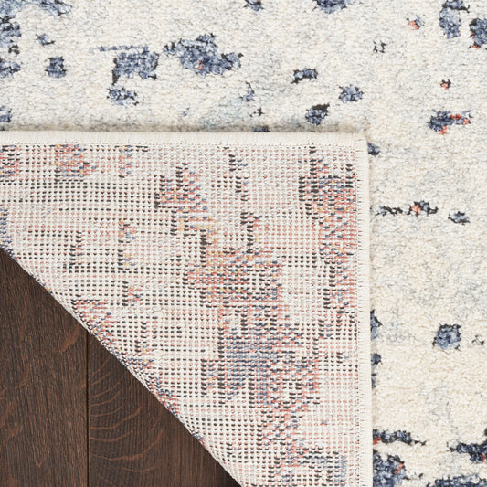 Nourison Home Motion Ivory Blue Contemporary