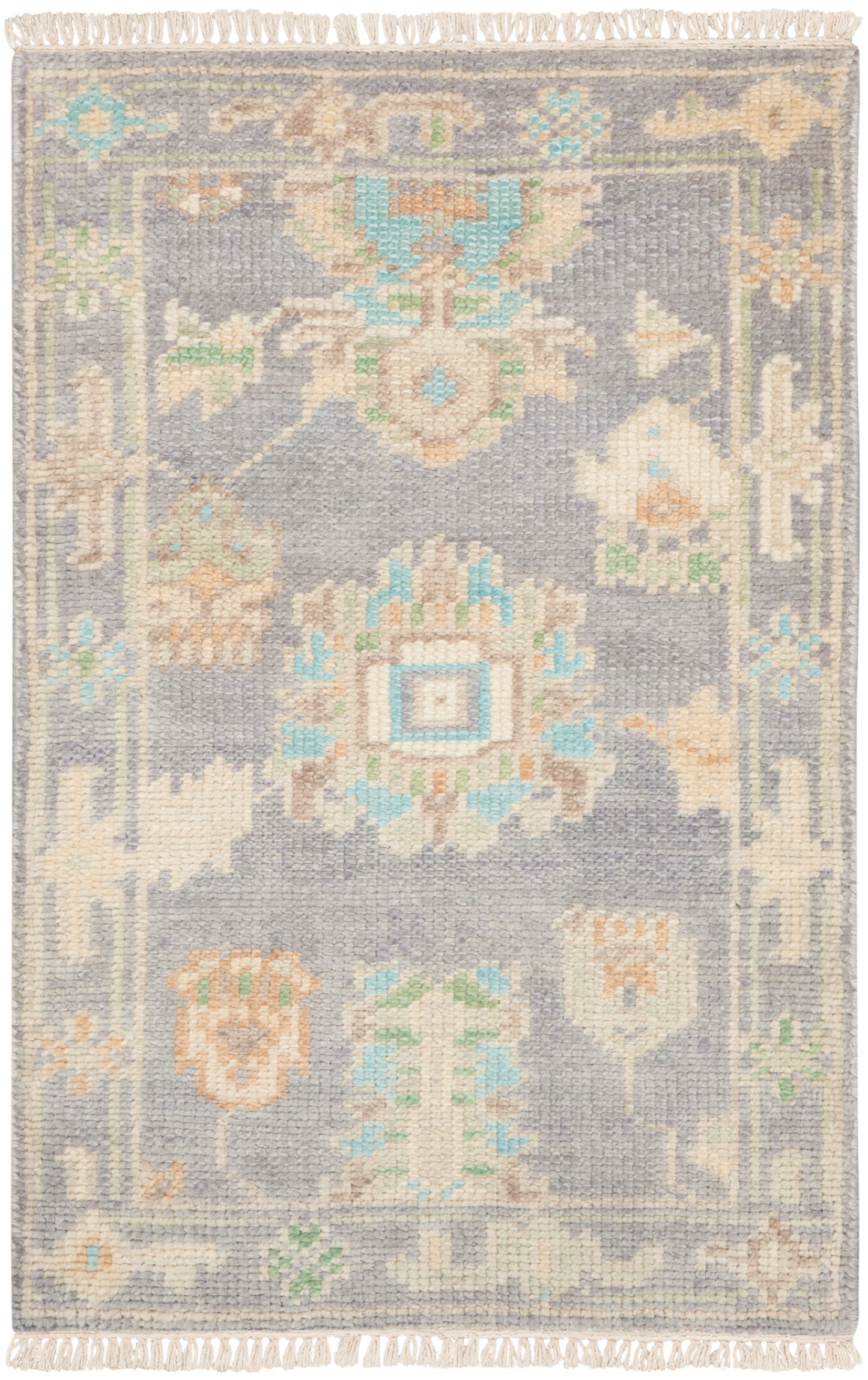 Nourison Home Odessa ODS01 Grey Multicolor Traditional Knotted Rug