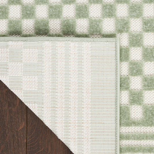 Nourison Home Care Free Green Contemporary