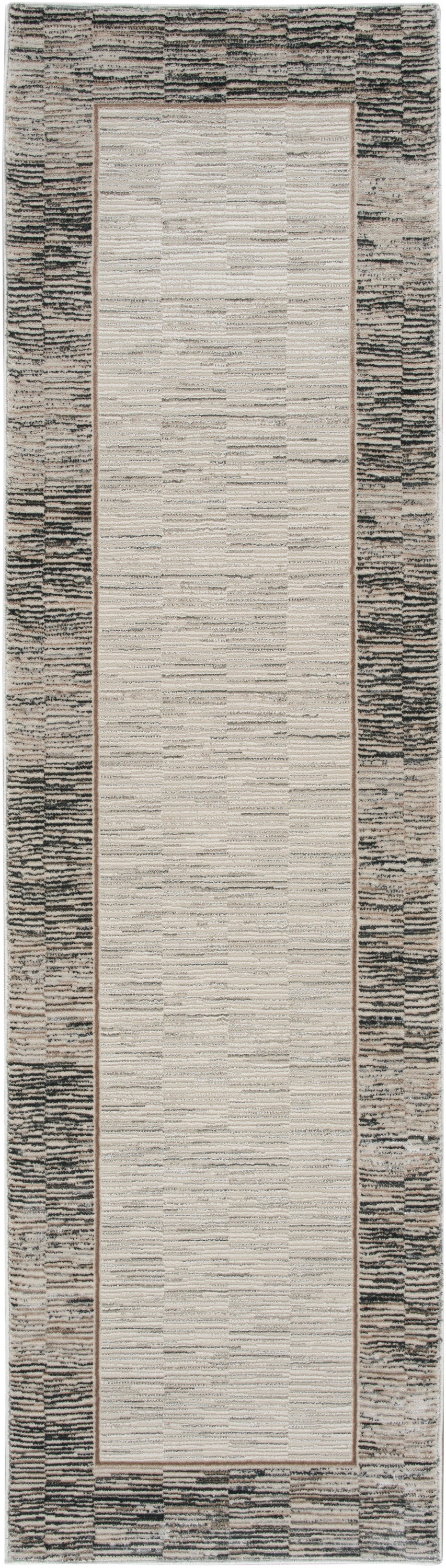 Nourison Home Desire DSR02 Grey Black Contemporary Power-loomed Rug