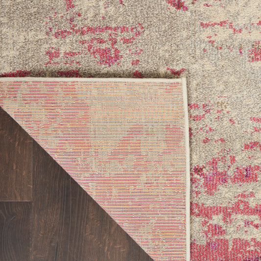 Nourison Home Celestial Ivory Pink Contemporary
