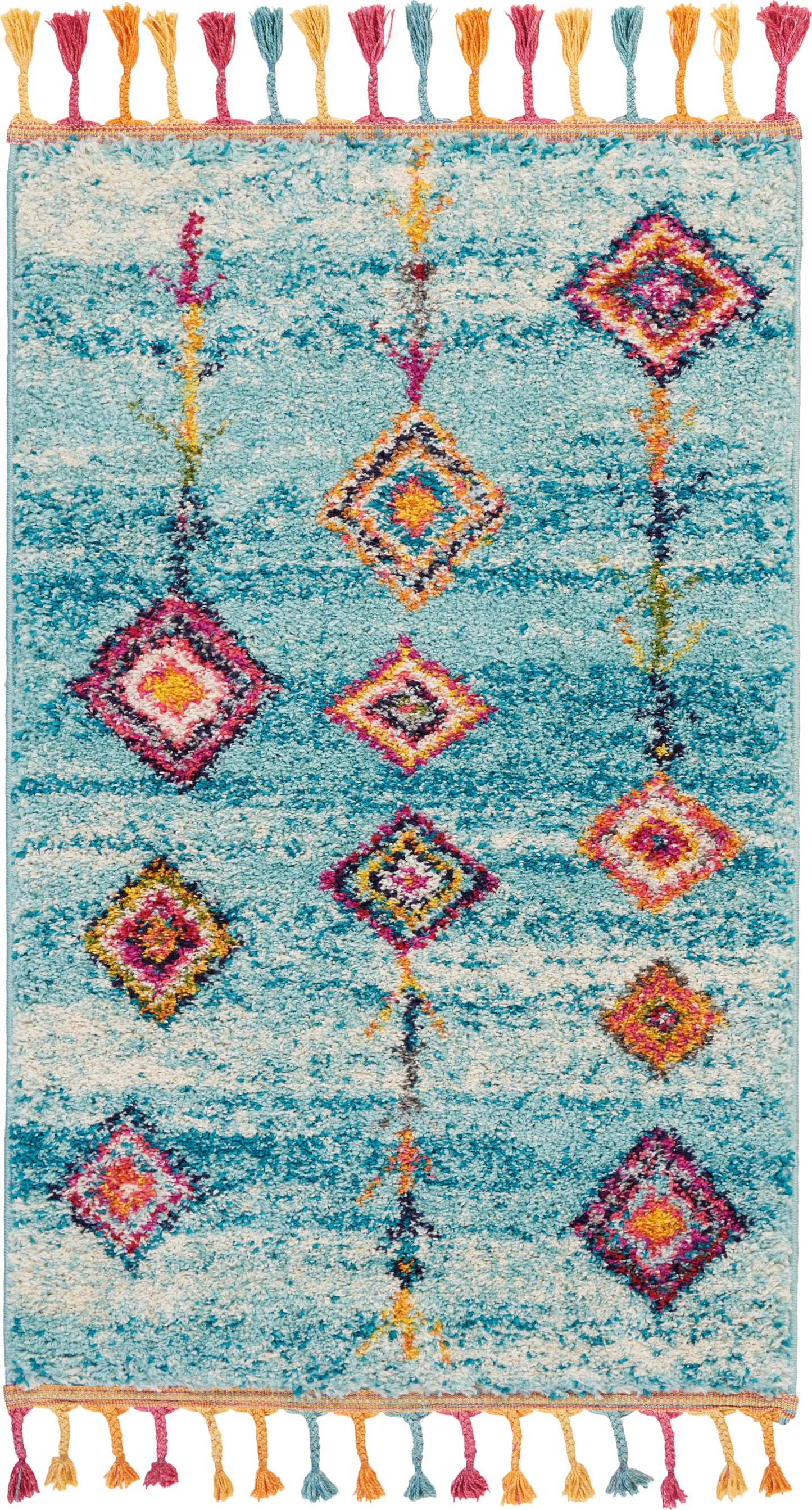 Nourison Home Nomad NMD04 Aqua Transitional Power-loomed Rug