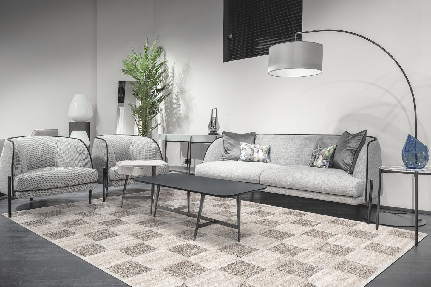 Dynamic Rugs Pike Ivory Grey Modern