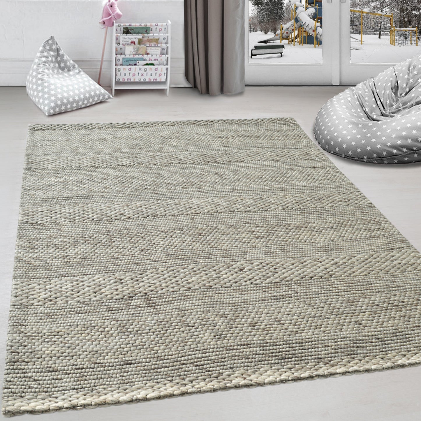 Dynamic Rugs Grove Natural Grey Contemporary