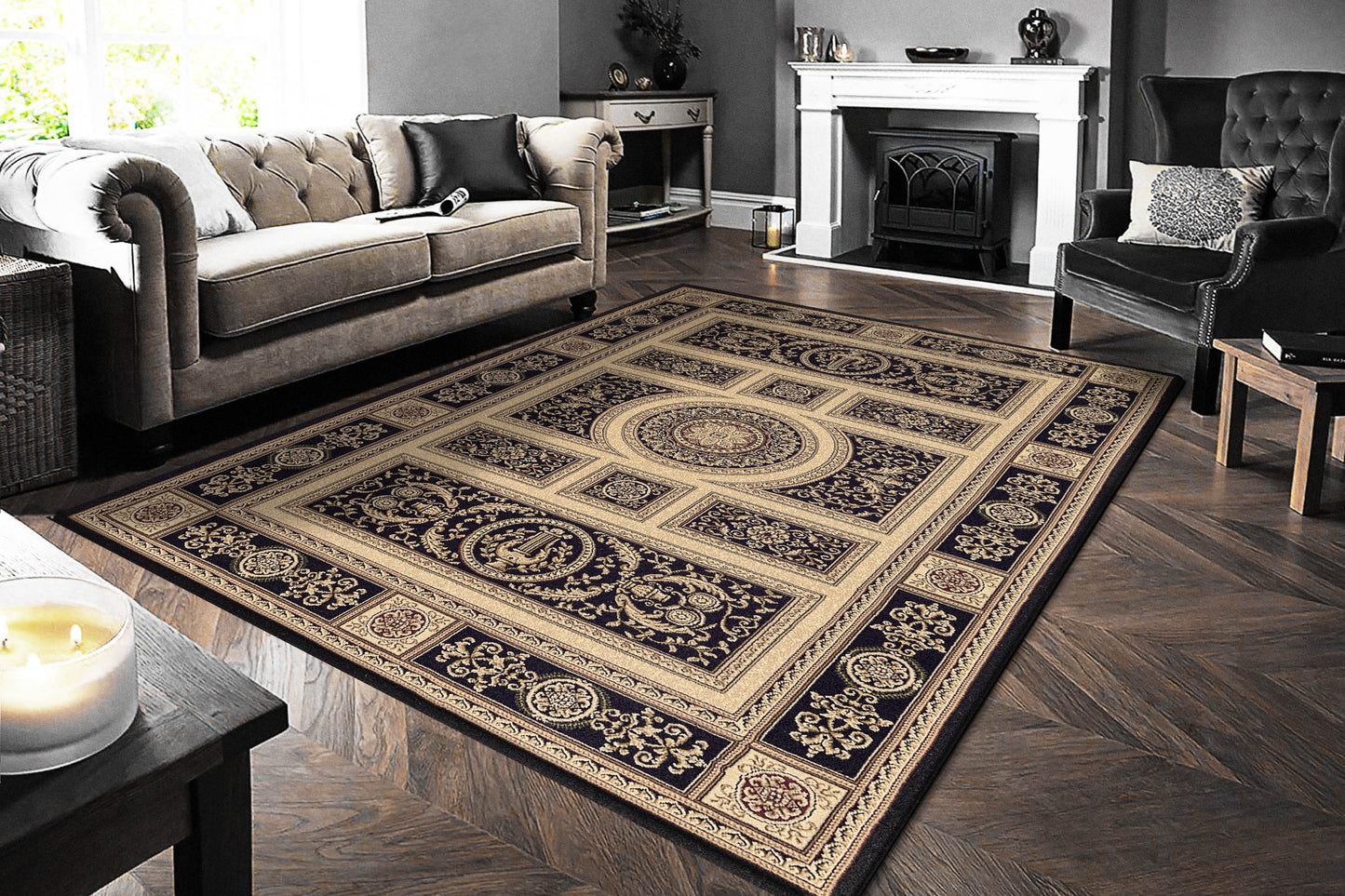 Dynamic Rugs Legacy Black Traditional