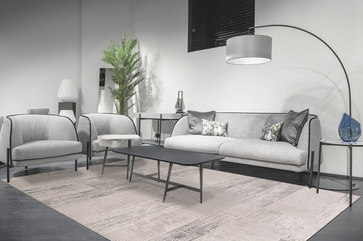 Dynamic Rugs Montrose Cream Beige Grey Modern