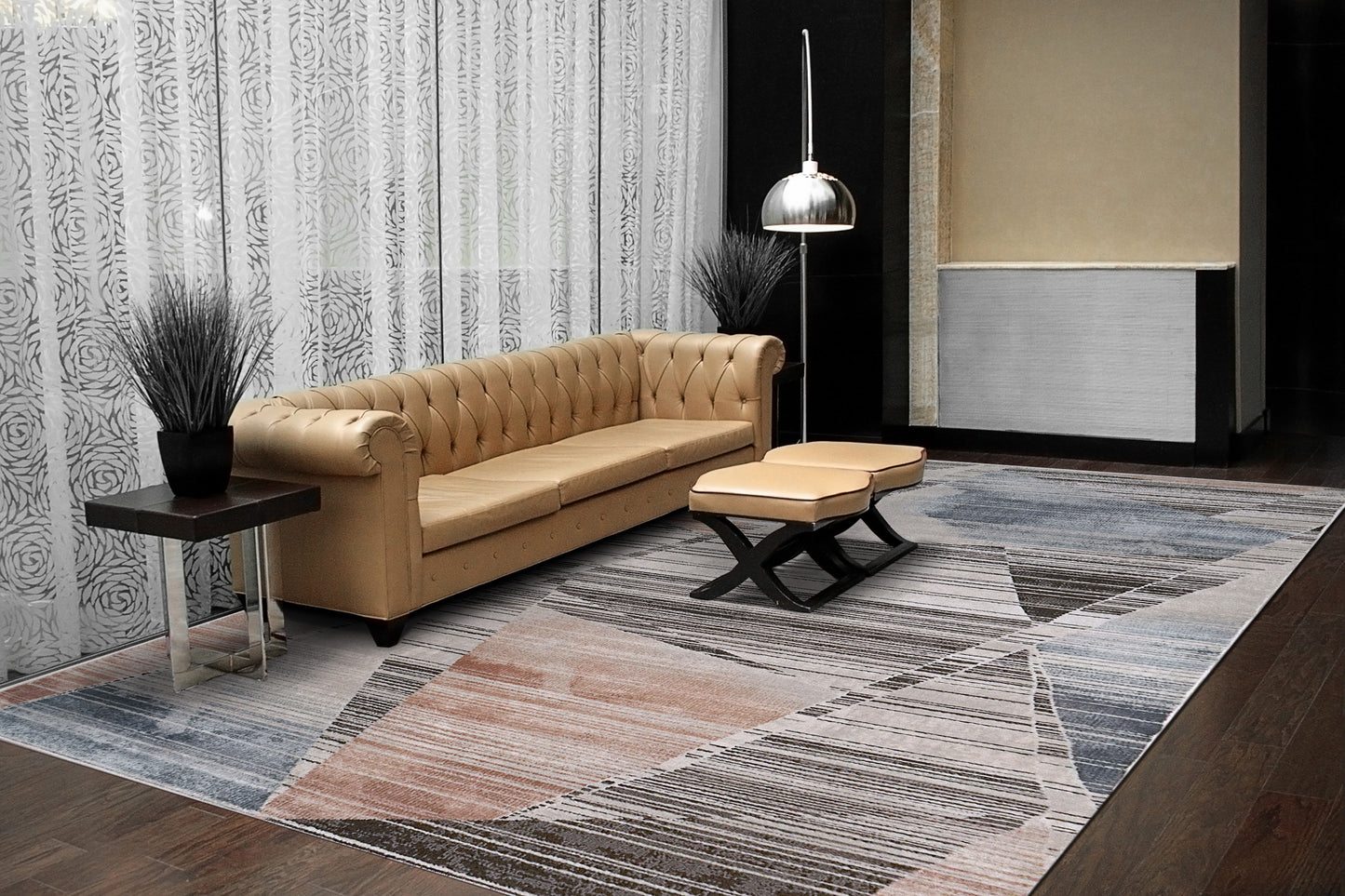 Dynamic Rugs Harlow Multi Modern