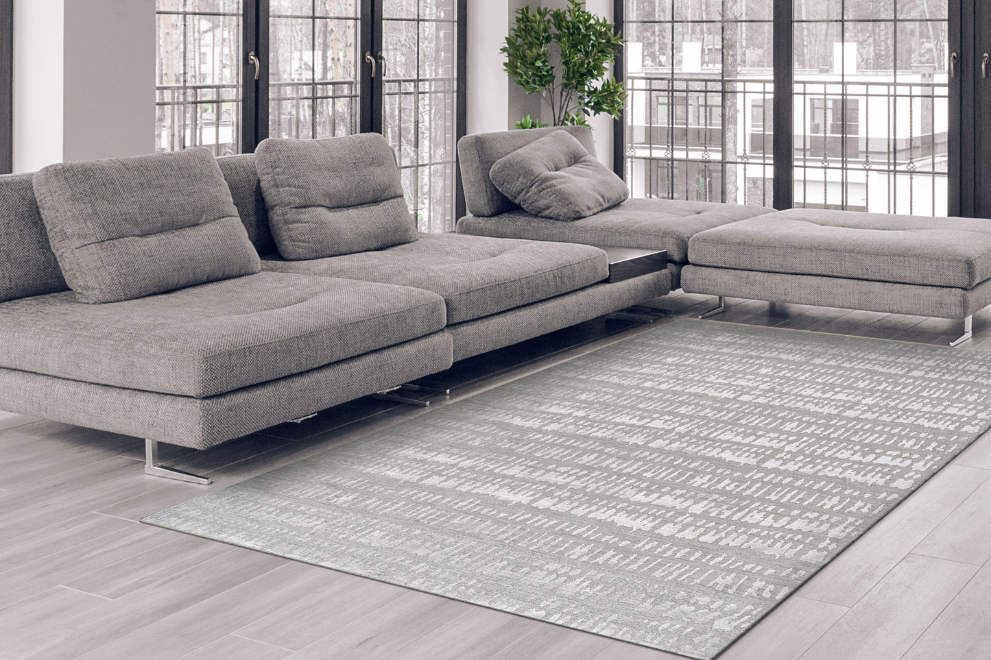 Dynamic Rugs Mesa Beige Light Grey Modern