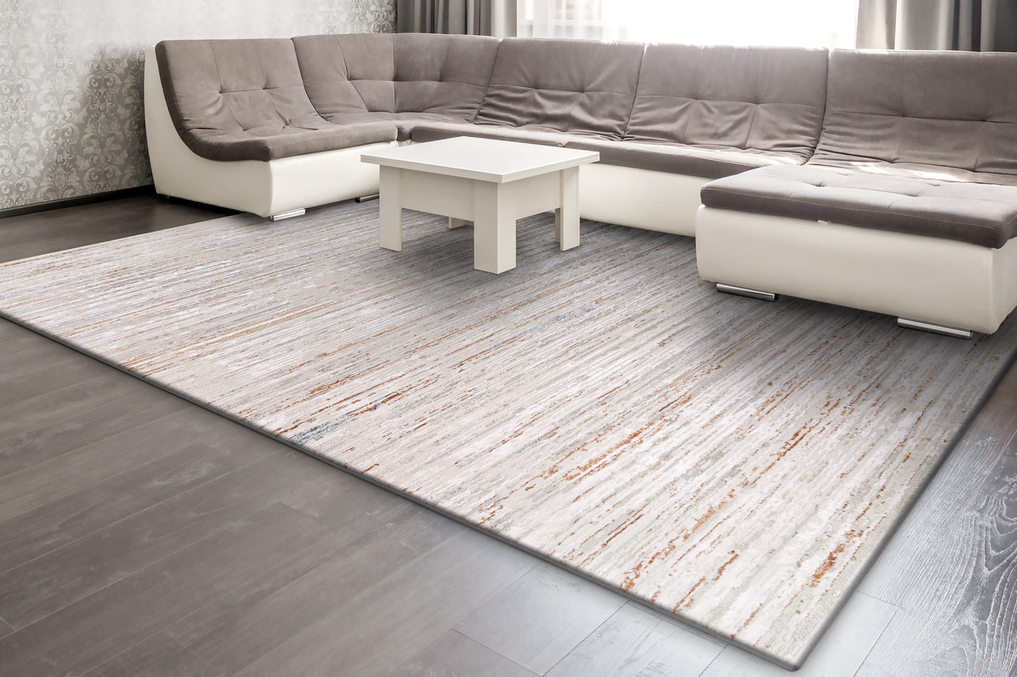 Dynamic Rugs Obsession Cream Red Multi Modern