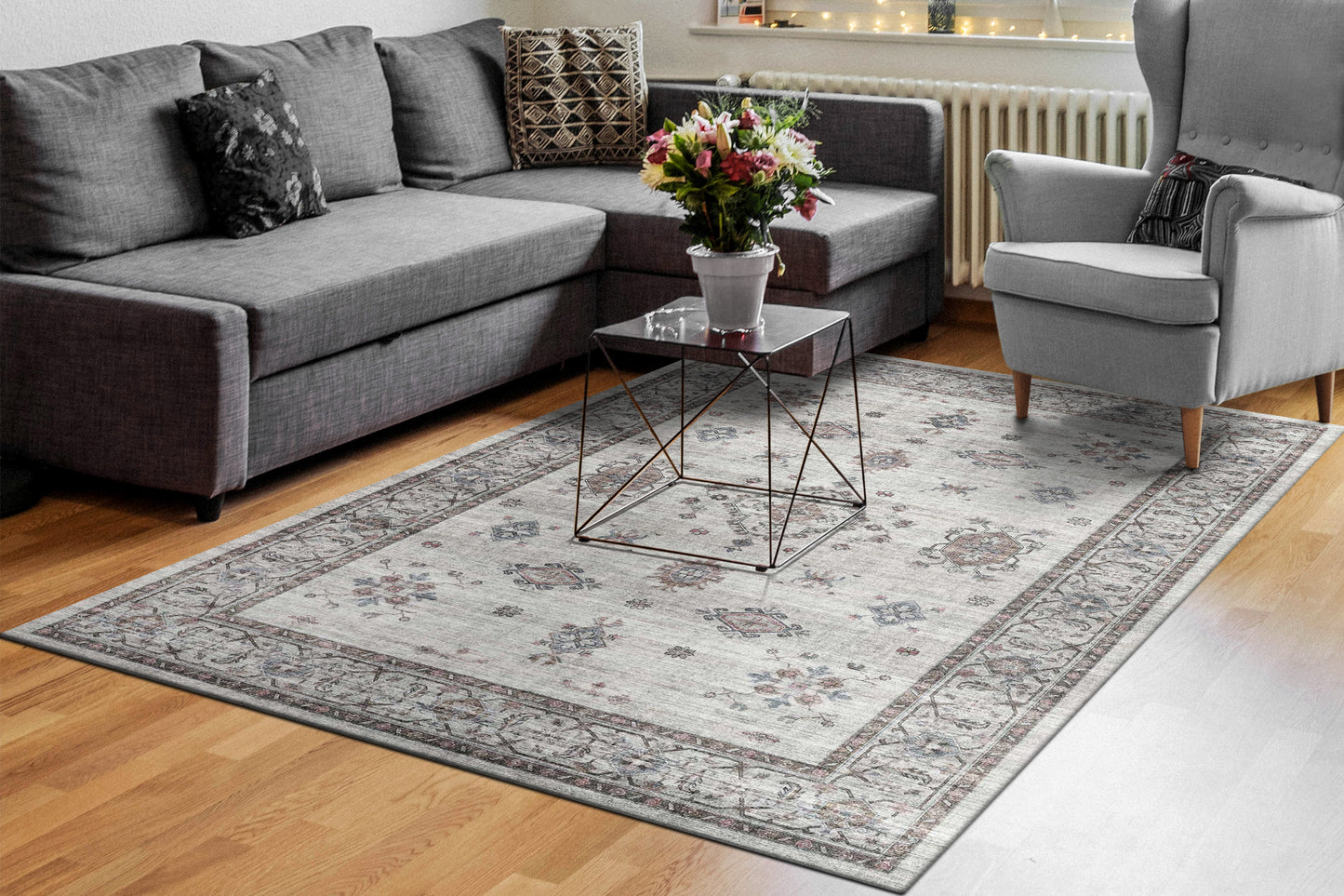 Dynamic Rugs Elise Grey Traditional