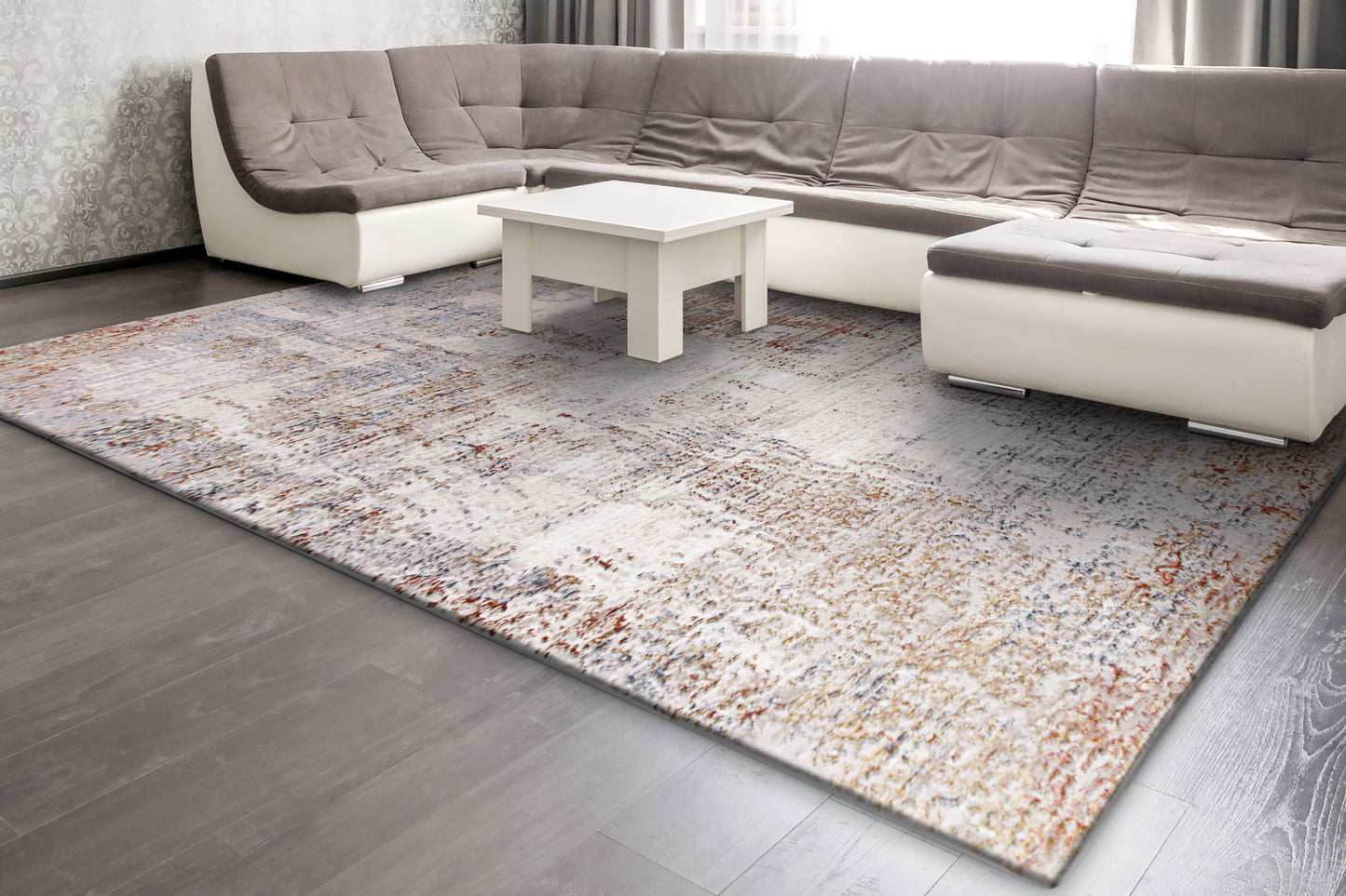 Dynamic Rugs Obsession Cream Grey Multi Modern