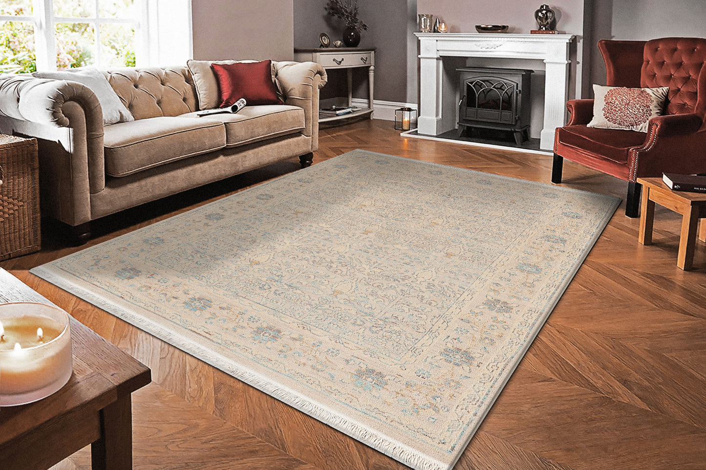 Dynamic Rugs Wade Beige Grey Multi Traditional