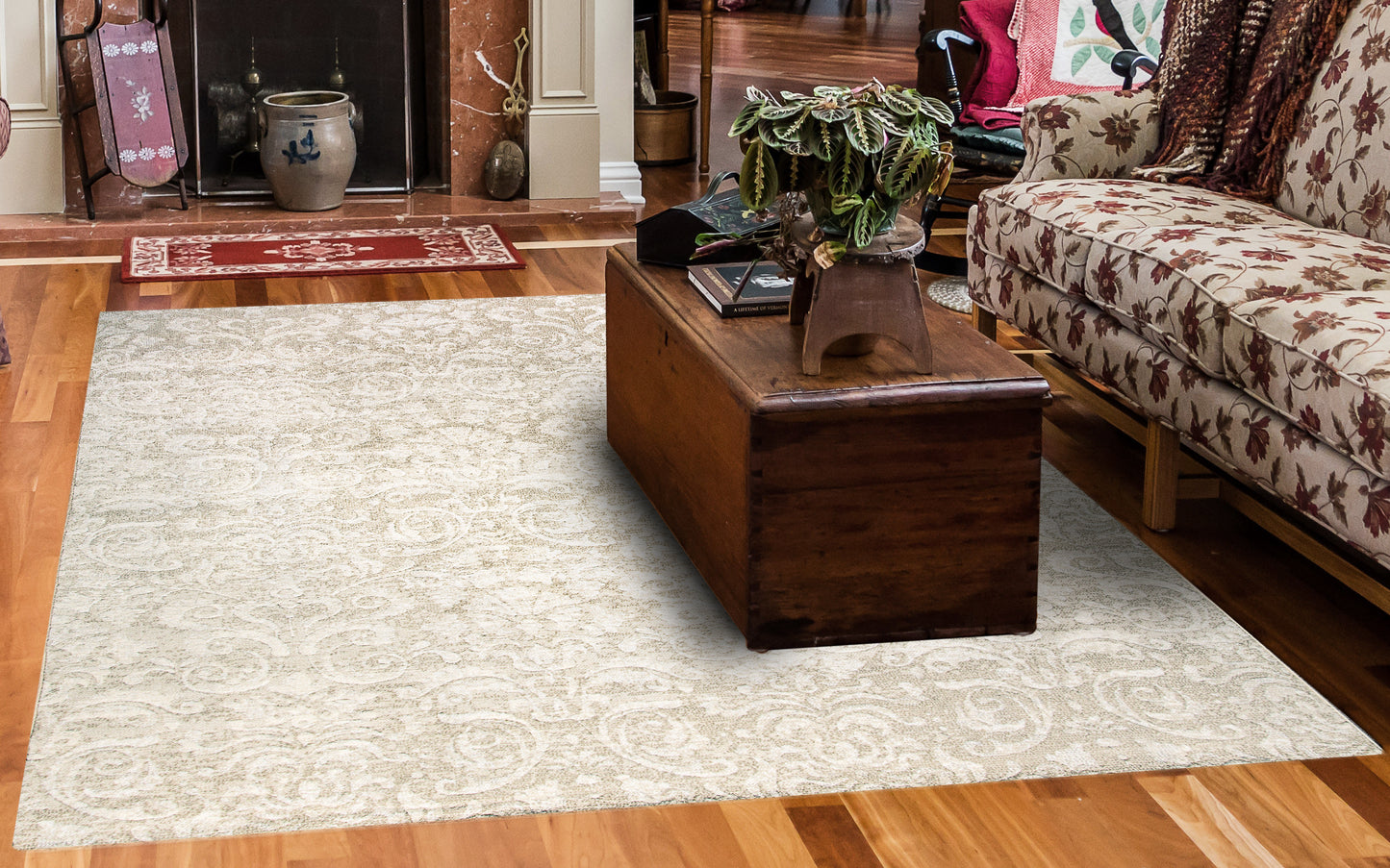 Dynamic Rugs Mysterio Ivory Transitional