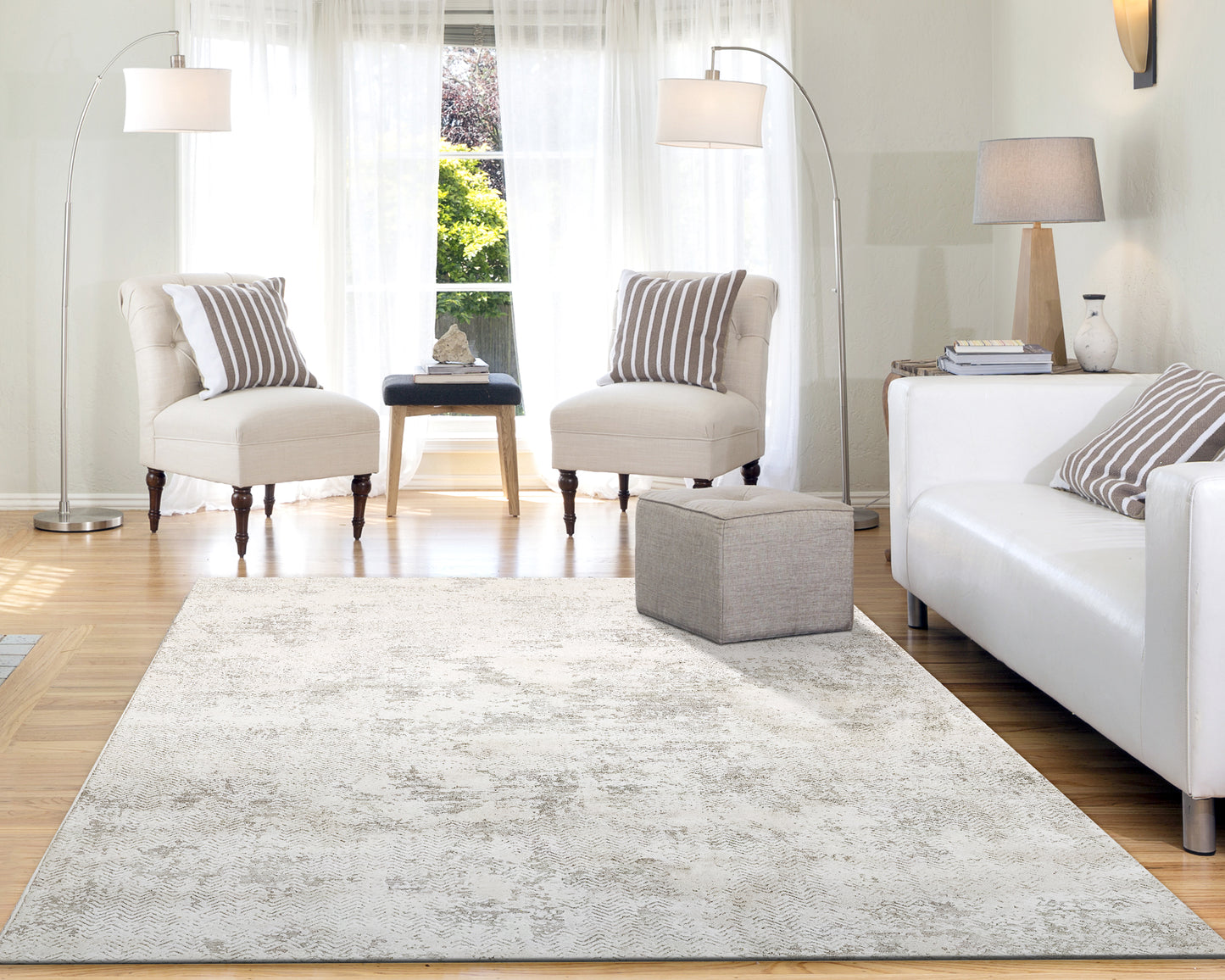 Dynamic Rugs Quartz Ivory Transitional