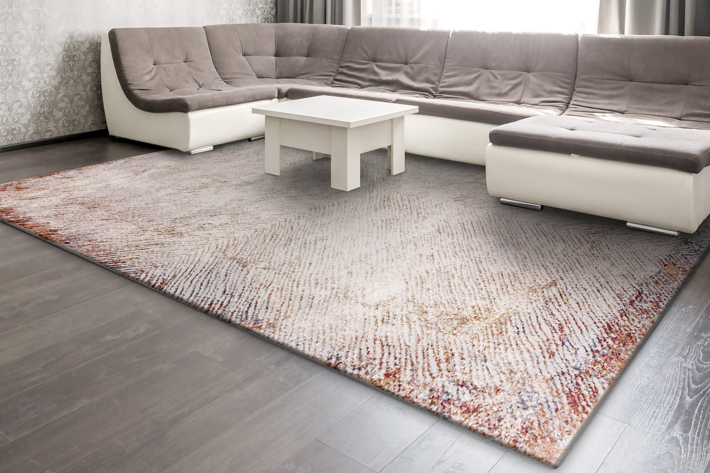 Dynamic Rugs Obsession Cream Red Modern