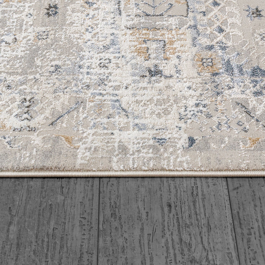 Dynamic Rugs Marina Grey Blue Transitional