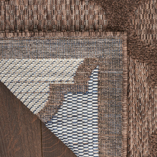 Nourison Home Easy Care Brown Contemporary
