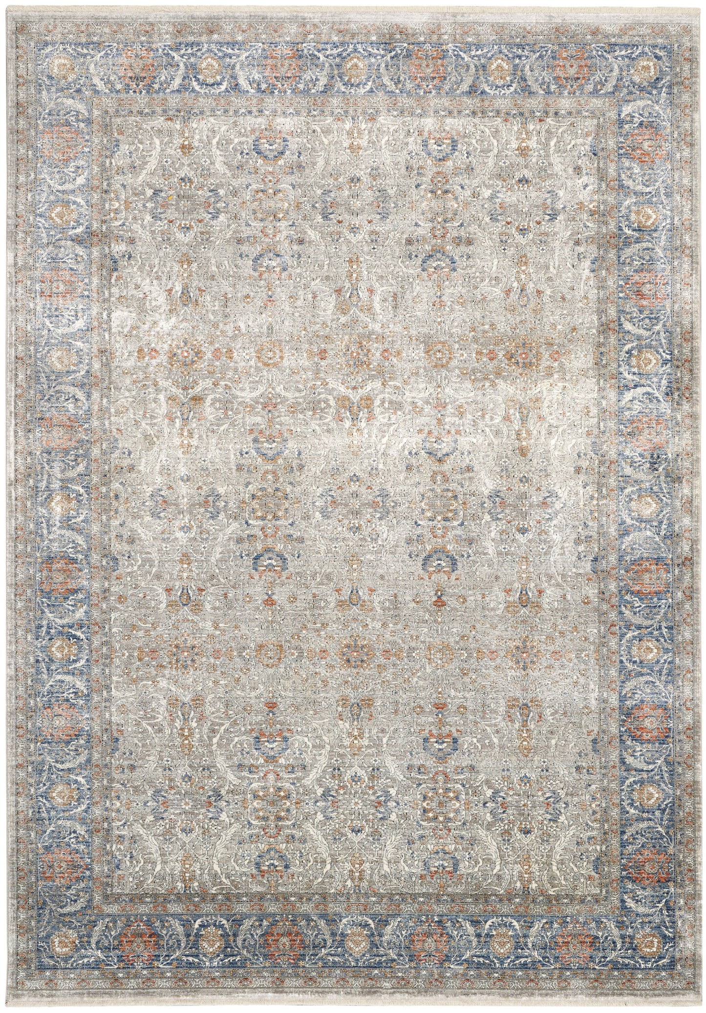 Nourison Home Starry Nights STN08 Grey Traditional Loom-woven Rug