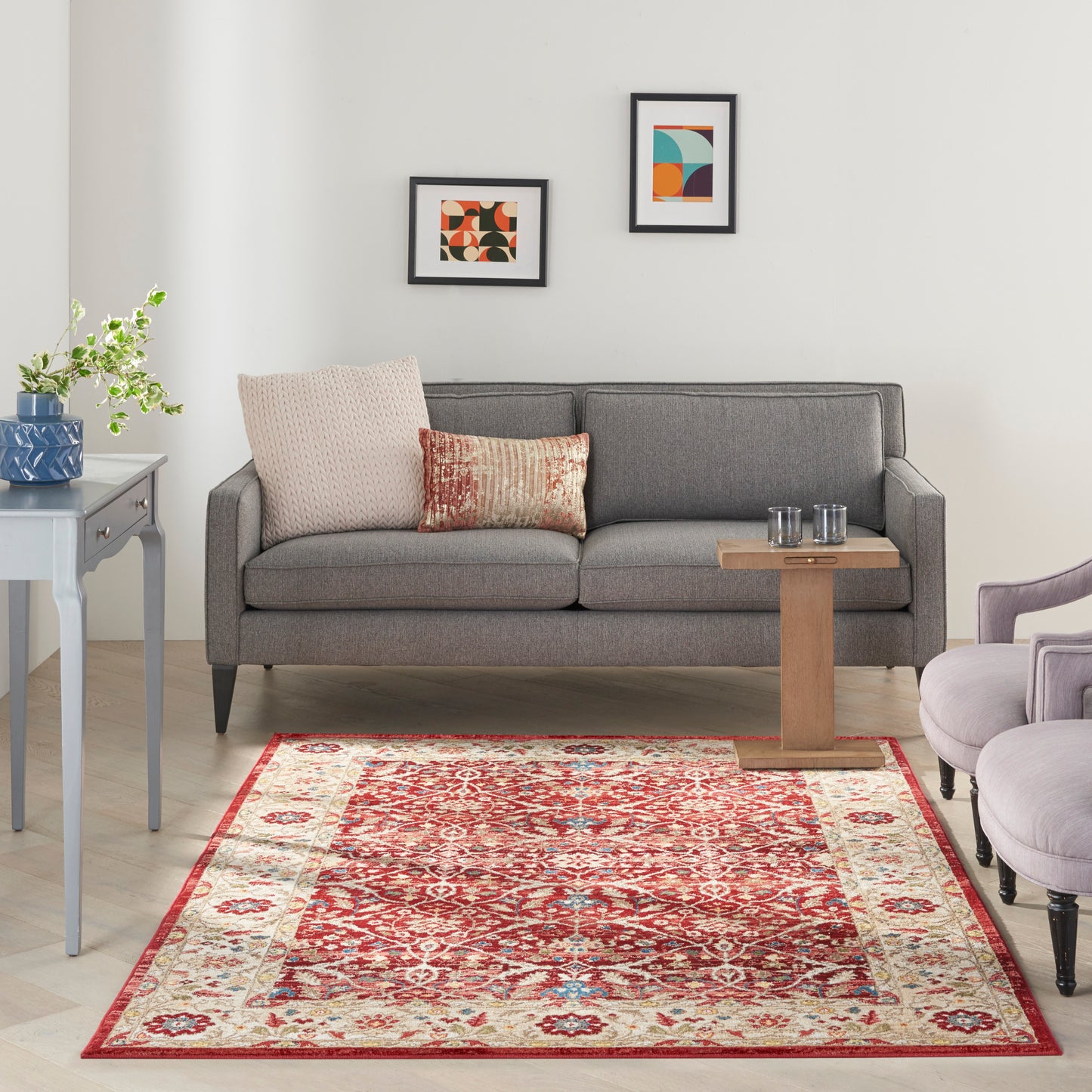 Nourison Home Karisma Brick Ivory Traditional