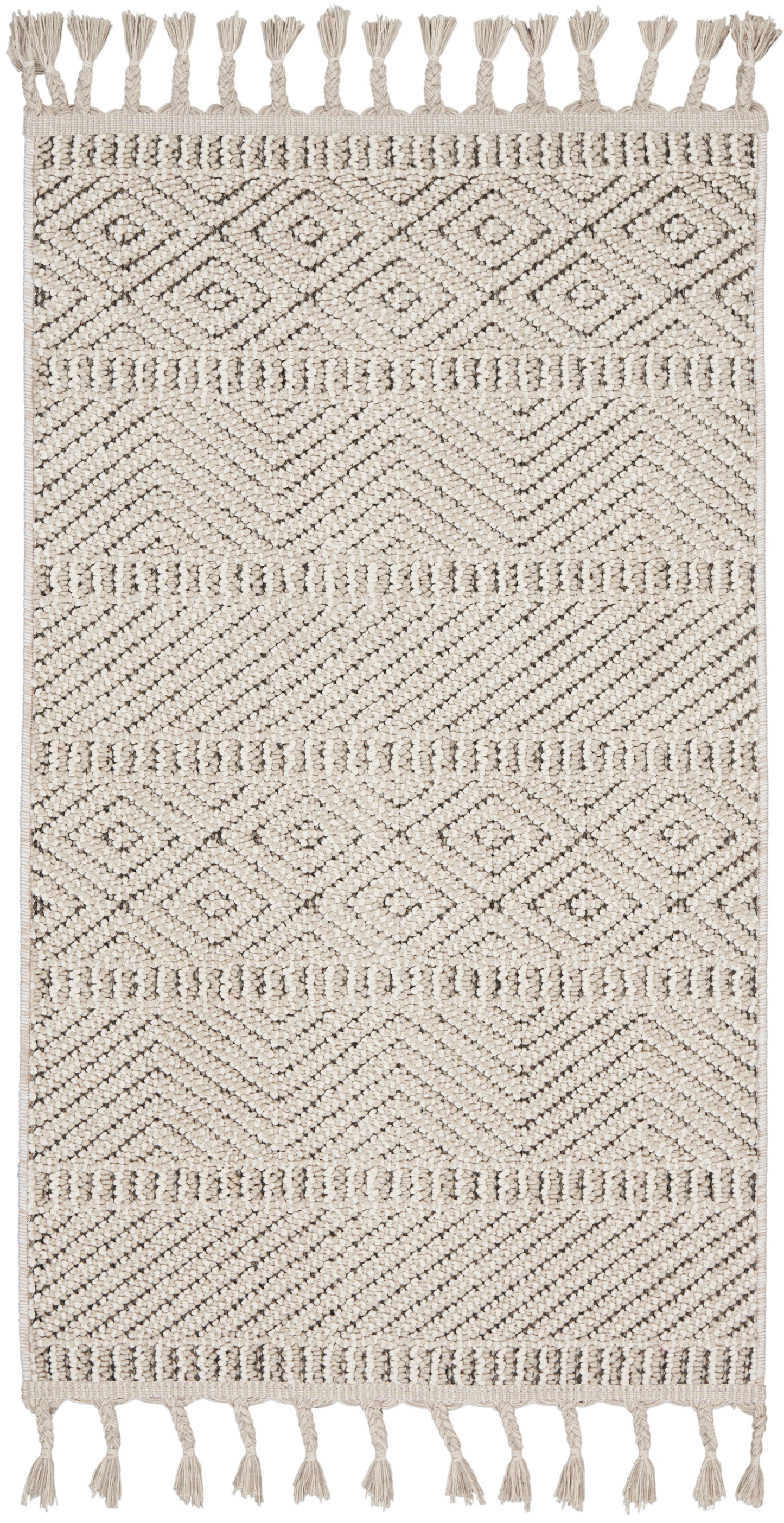 Nourison Home Paxton PAX06 Taupe Contemporary Power-loomed Rug