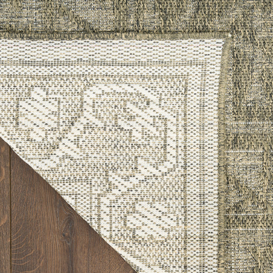 Nourison Home Tulum Olive Contemporary