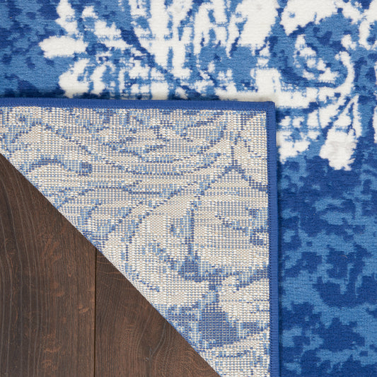 Nourison Home Whimsicle Navy Ivory Contemporary