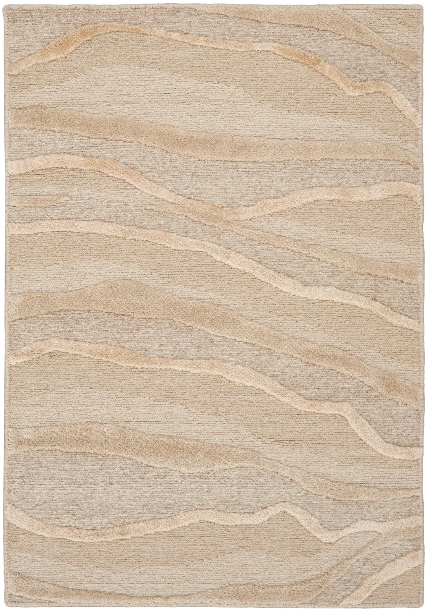 Nourison Home Divine DIV12 Saddle Contemporary Hand Knotted Rug