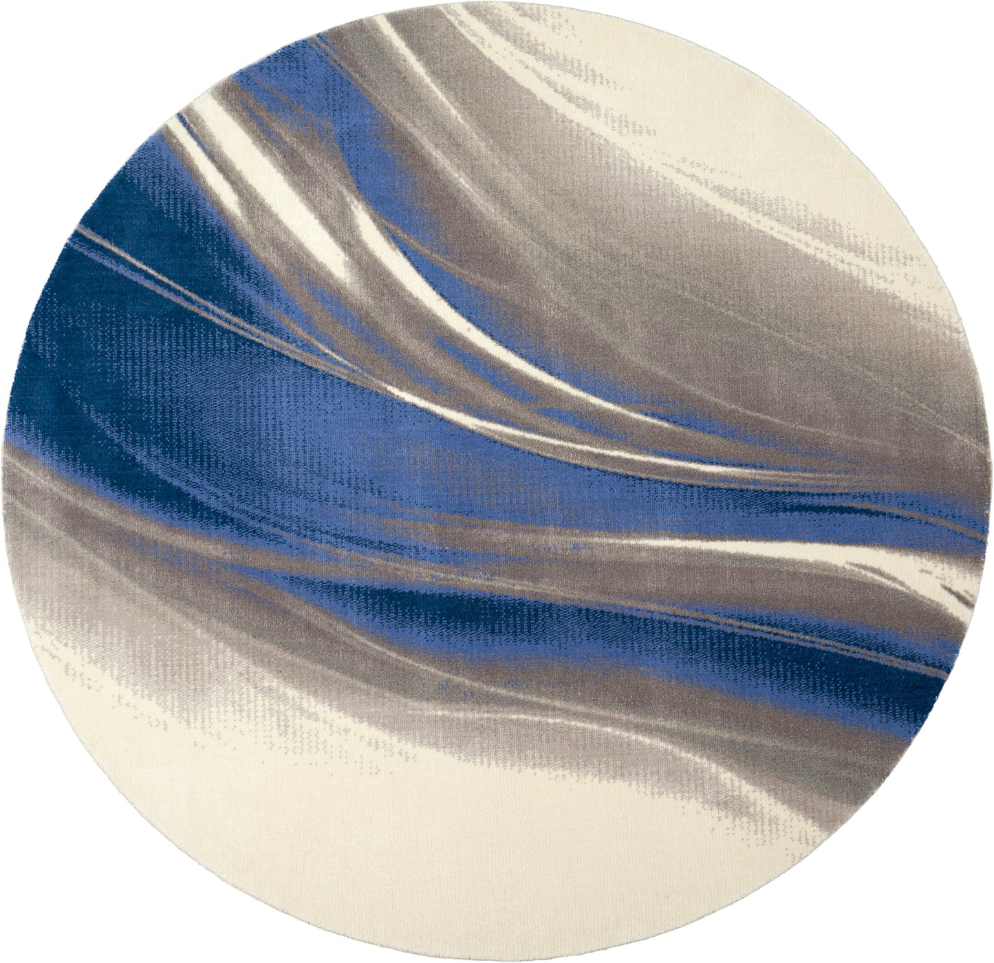 Nourison Home Twilight TWI28 Ivory Grey Blue Contemporary Power-loomed Rug