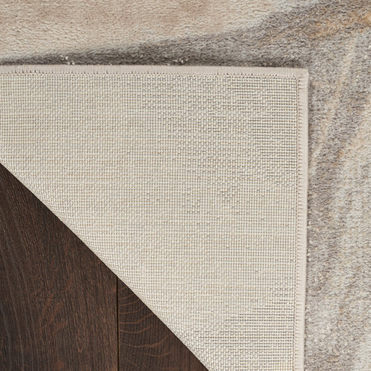 Nourison Home Splash Beige Grey Contemporary