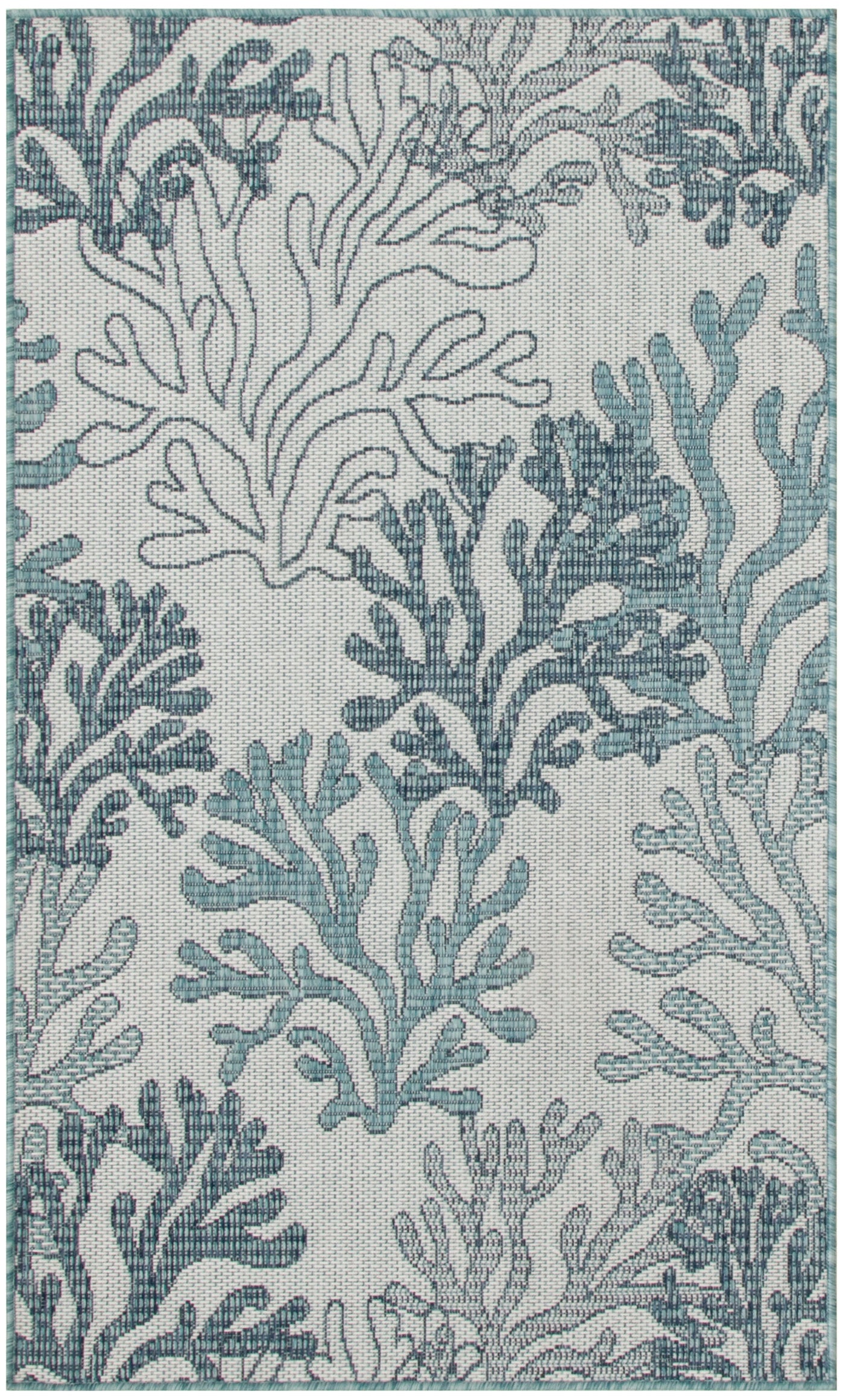 Nourison Home Garden Oasis GOA05 Blue Contemporary Power-loomed Rug