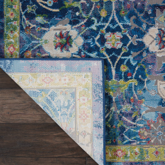 Nourison Home Ankara Global Blue Traditional