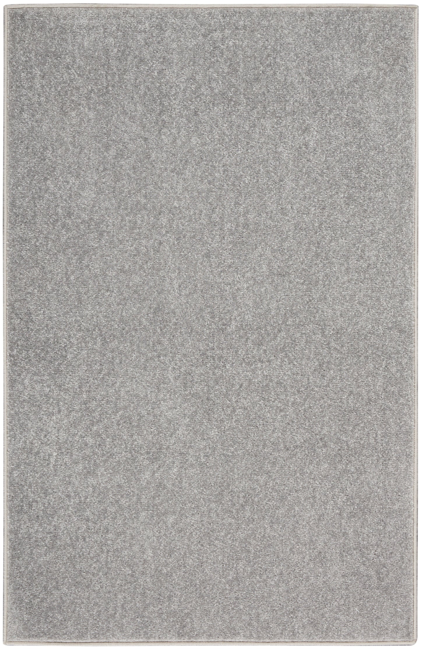 Nourison Home Nourison Essentials NRE01 Silver Grey Contemporary Power-loomed Rug