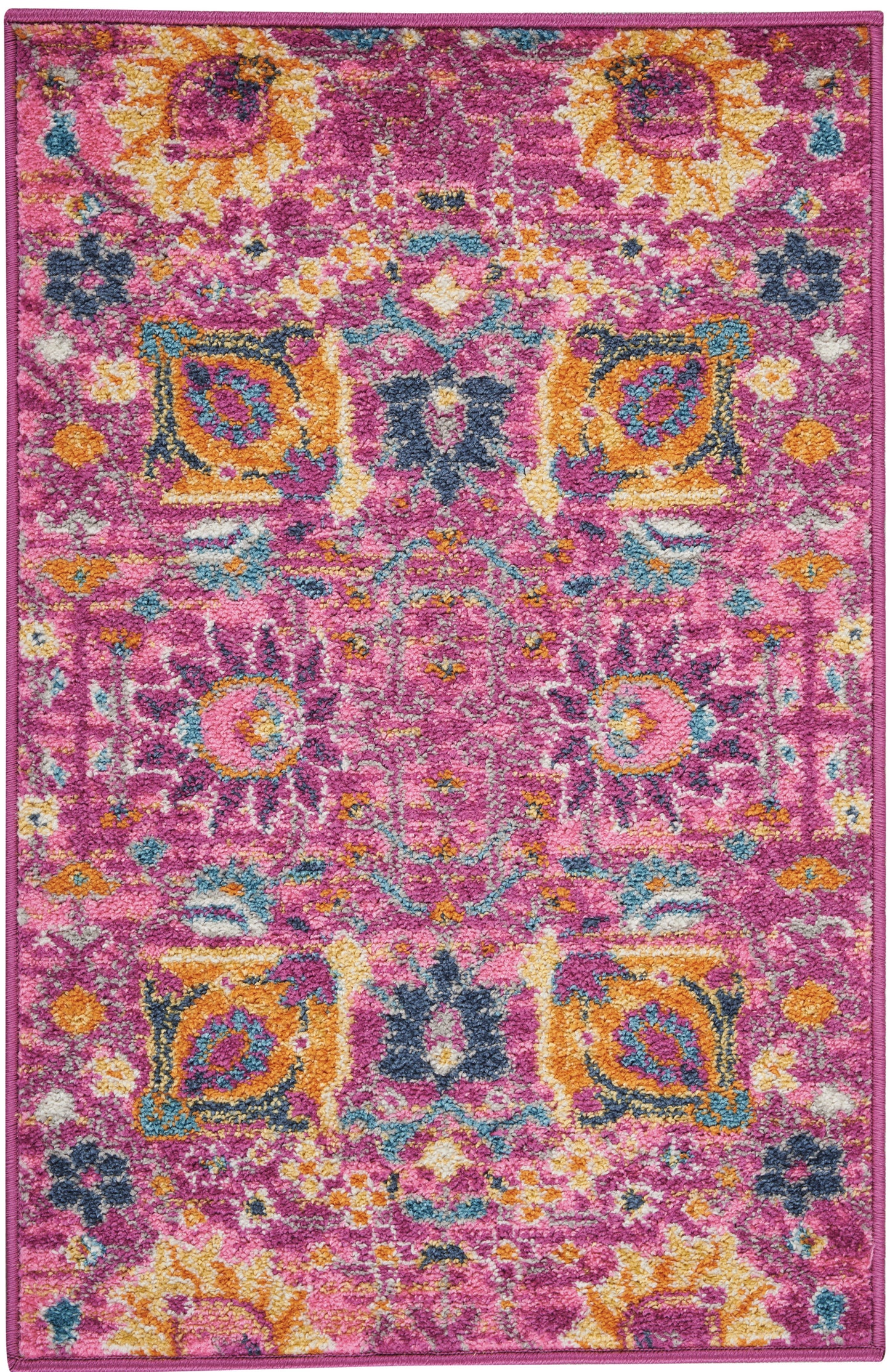 Nourison Home Passion PSN01 Fuchsia Transitional Power-loomed Rugs