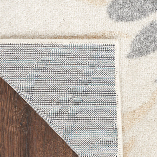 Nourison Home Passion Ivory Grey Blue Contemporary