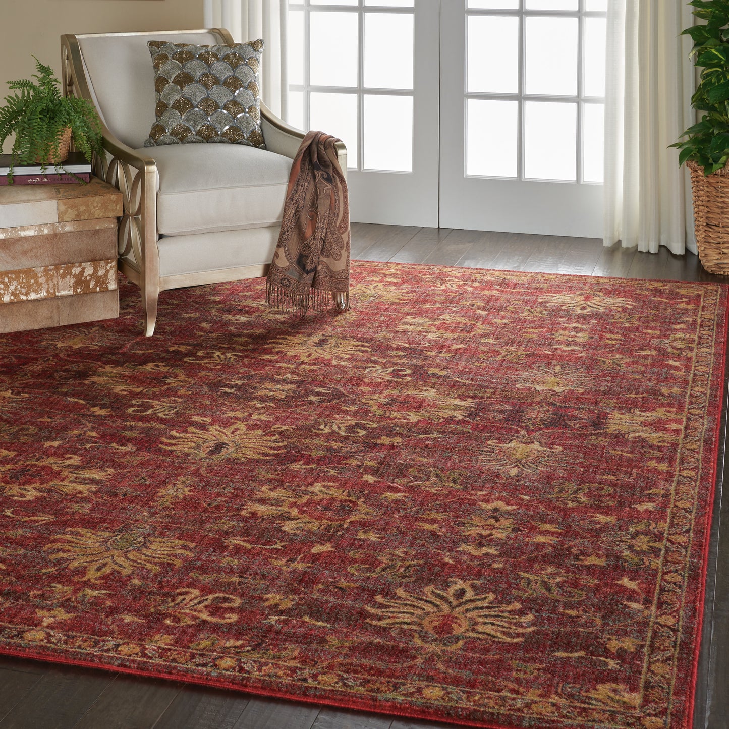 Nourison Home Jewel Brick Traditional