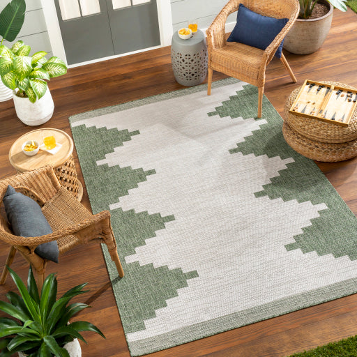 Surya Eagean EAG-2435 Grass Green Global Machinemade Rug