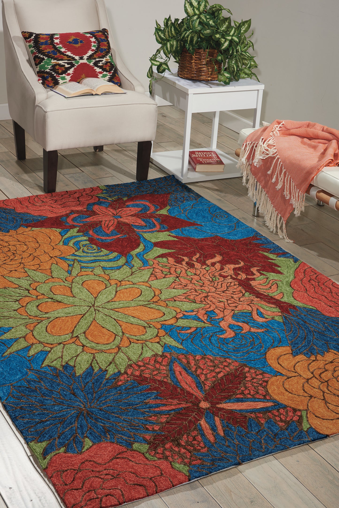 Nourison Home South Beach Deep Sea Contemporary