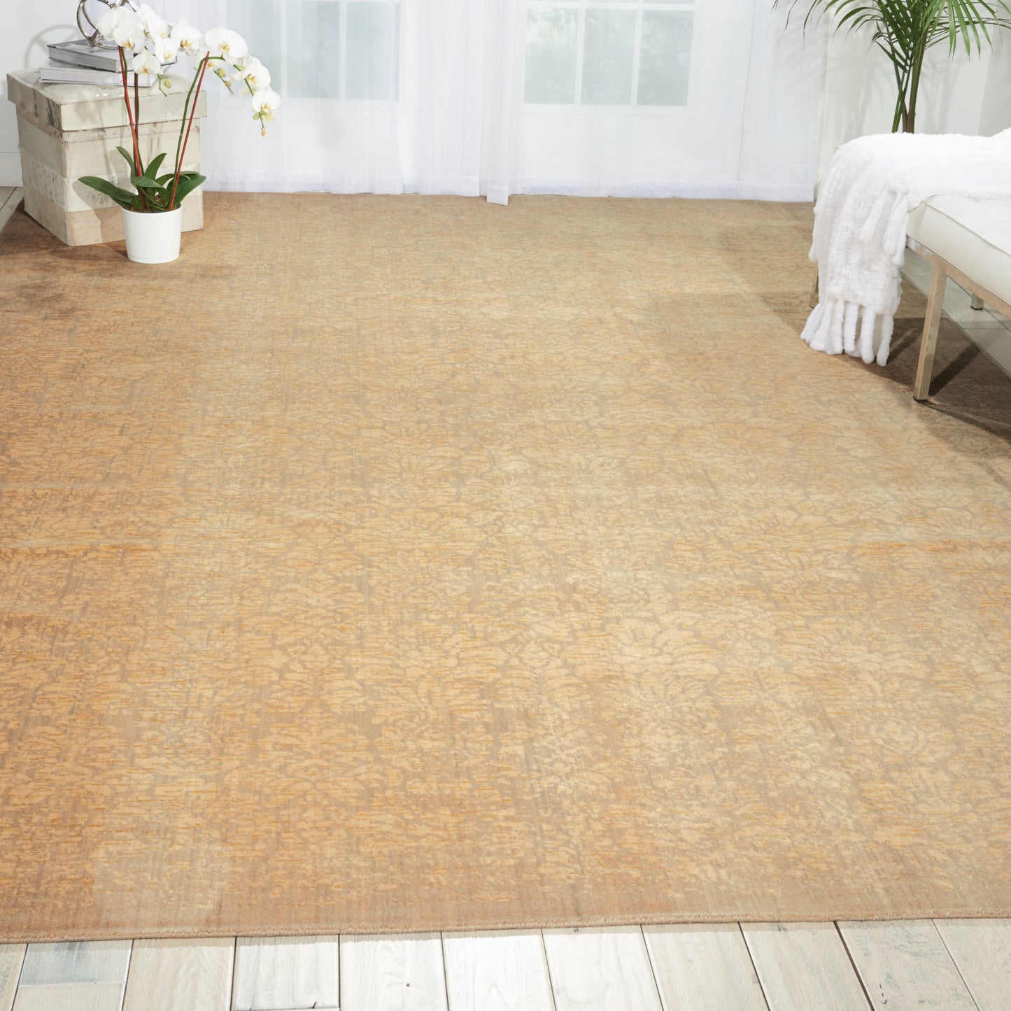 Nourison Home Silken Allure Sand
